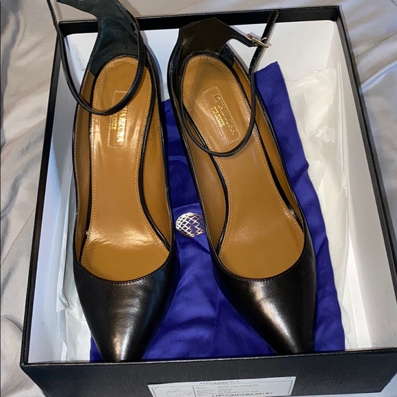 Aquazzura | Shoes | Aquazzura Firenze Dolce Vita Black Pumps 85 | Poshmark